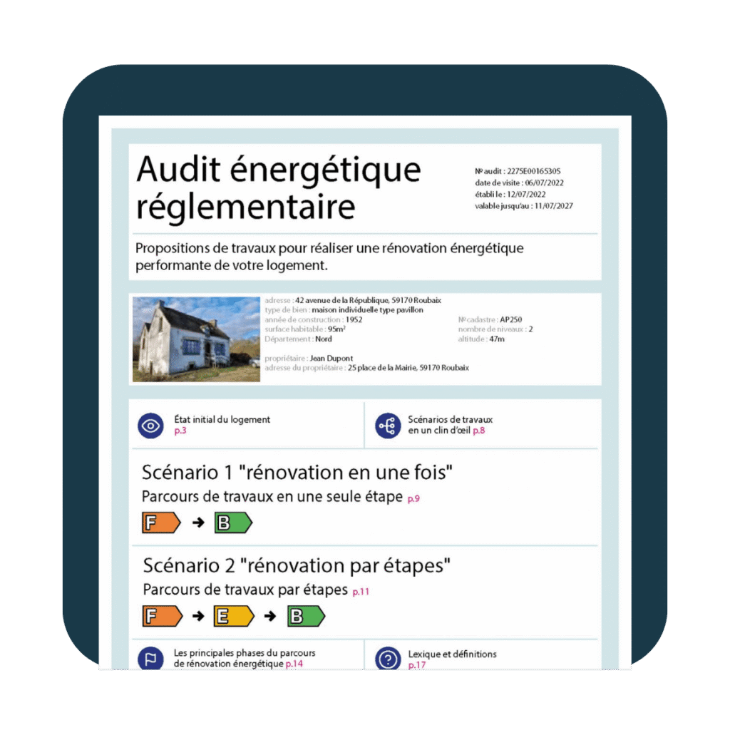 audit énergétique pour vente